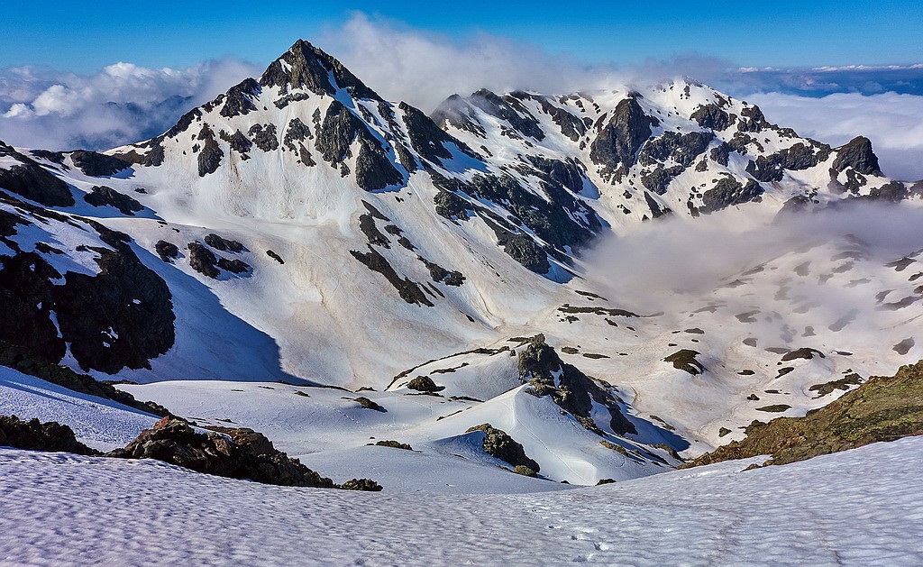 Du sommet du Pic Couttet, direction la Grande Lauzière...