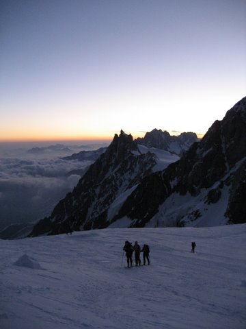 Lever du jour : petit plateau