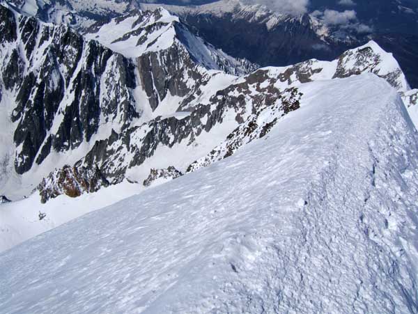Mt Blanc : La Crête des bosses