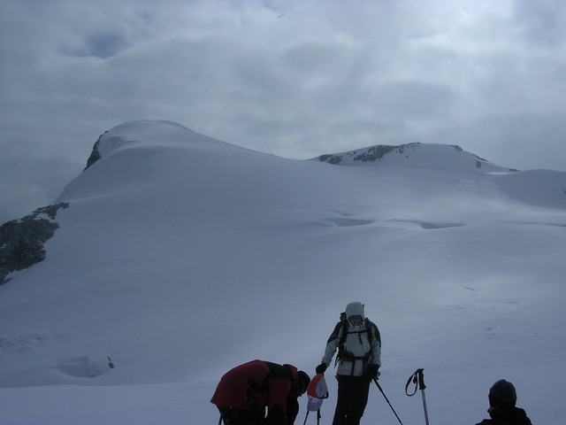 pigne d'Arolla : l'éclaircie de 10h02