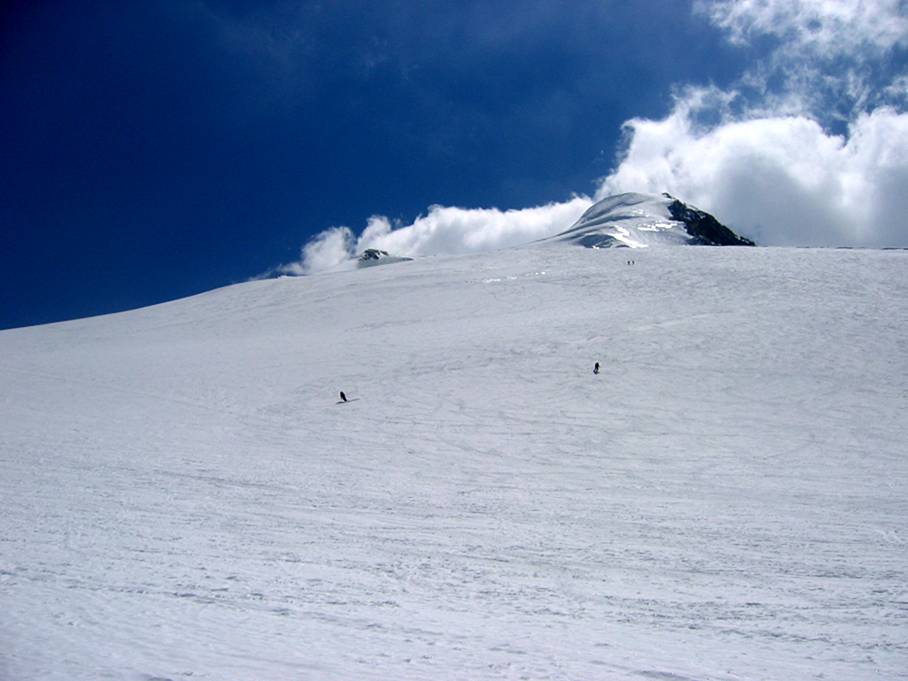 Bishorn : Une grande piste de ski...