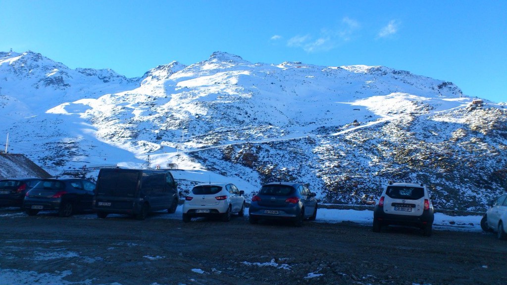 Boismint coté Nord depuis le parking : pas de neige sous 2000m.
