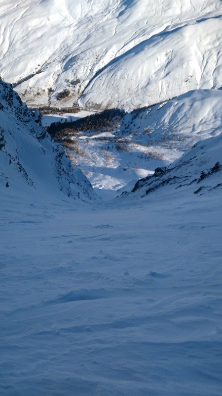 le couloir vu d'en haut