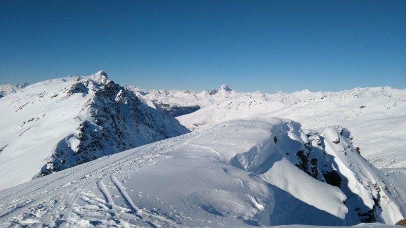 Vue côté Nord; le Rochebrune