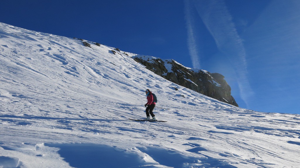 Descente sommitale