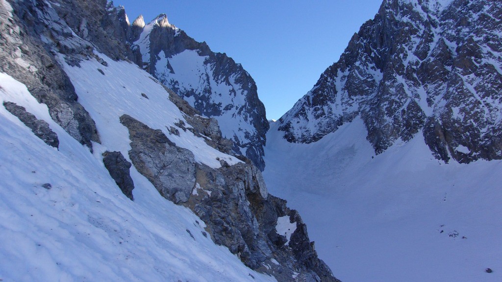 Vue sur le col de la Gde Casse.