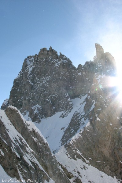 Col du Glacier Noir : Le Pic Sans Nom et le Col du Glacier Noir