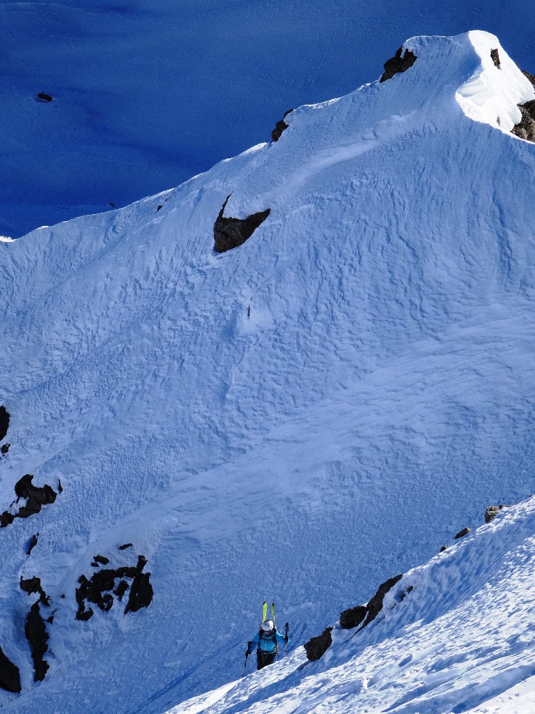 Hélène dans les pentes
