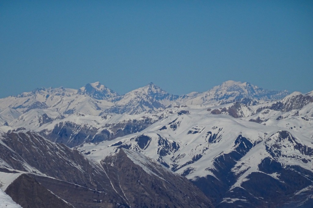 Dent Parrachée, Scolette, Mt Blanc et Gde Casse