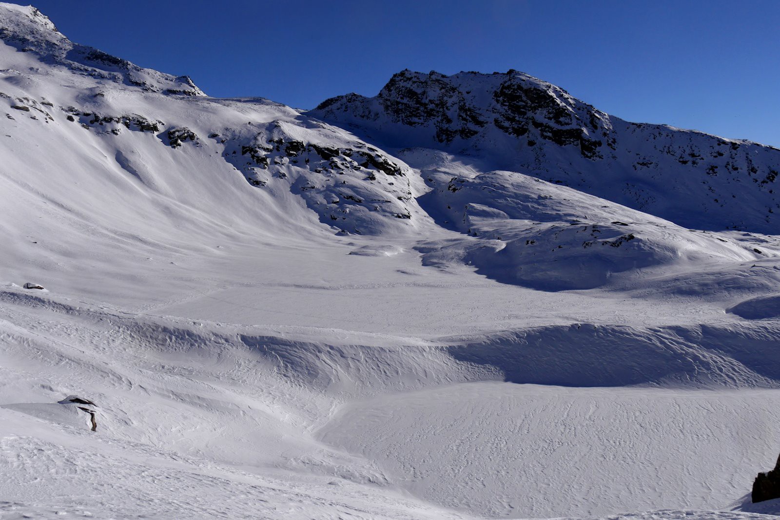 Lac Noir et Lac Blanc à proximité du refuge.