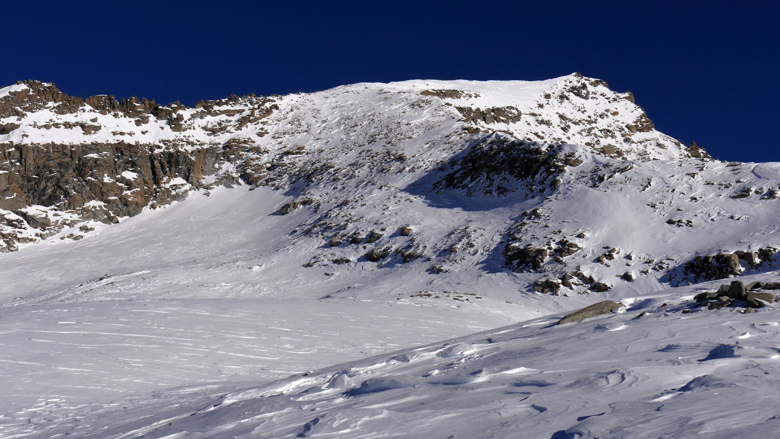 Levanna Occidentale : les ravages du vent.