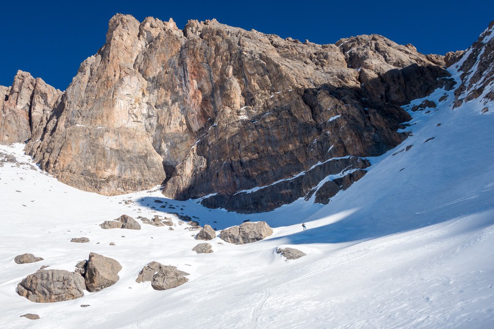 couloir du col Termier en approche