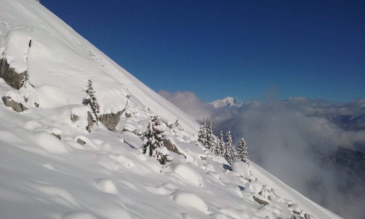 le Mt Blanc veille...