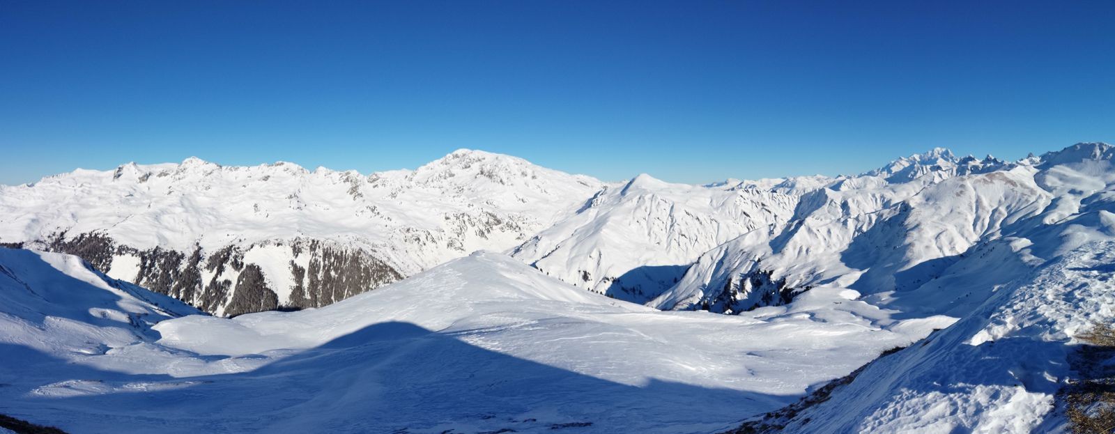 Une vue superbe du sommet, Grand Mont, Mont Blanc