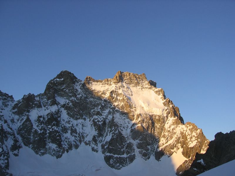 Ailefroide : Lever de soleil