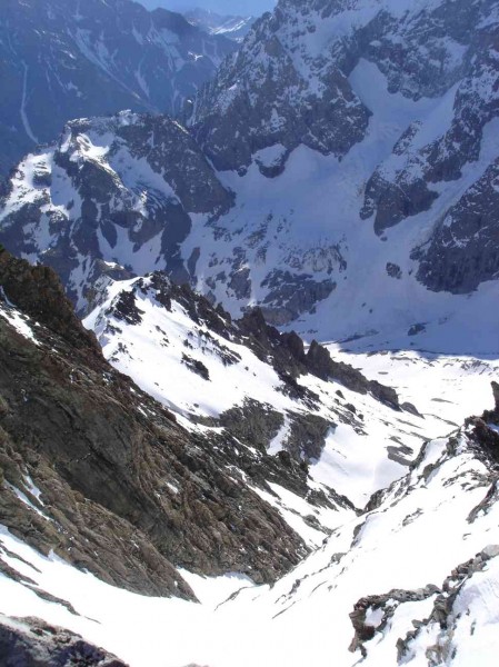 Itinéraire descente : Le couloir, belle ambiance