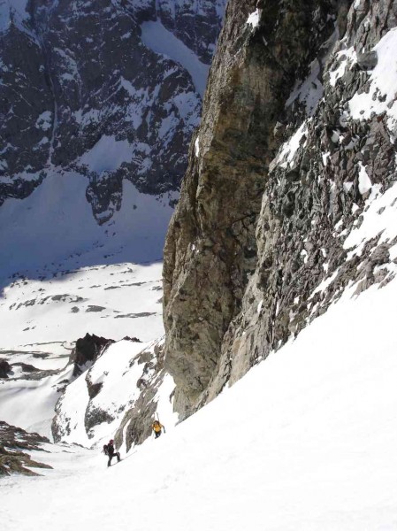 croisement dans couloir : Louis pour un petit commentaire sur l'état de la descente alors que l'on monte encore...