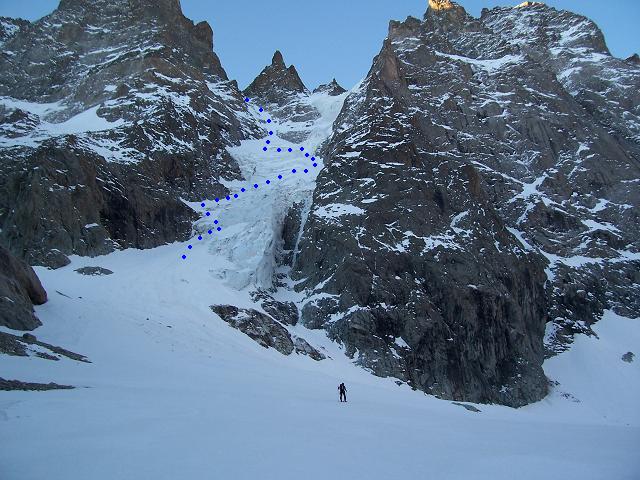 Au pied : Itinéraire grosso modo