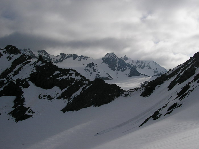 glacier de chavrière : bien blanc encore par là