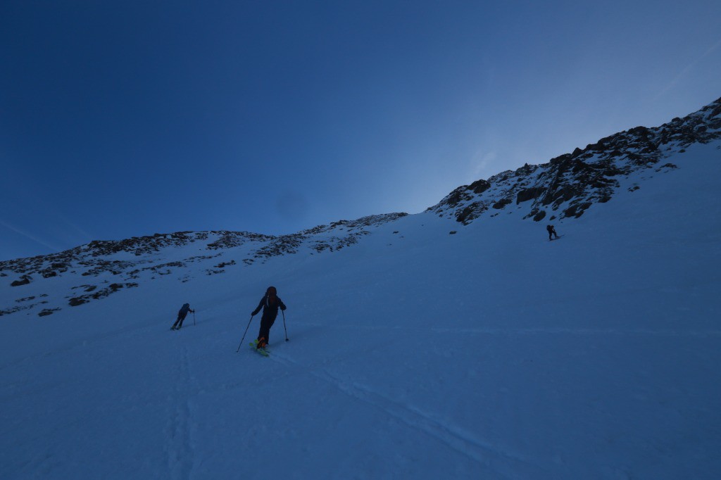 Sous le premier ressaut à 43°