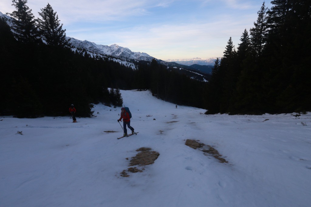 La piste est dans un état lamentable...