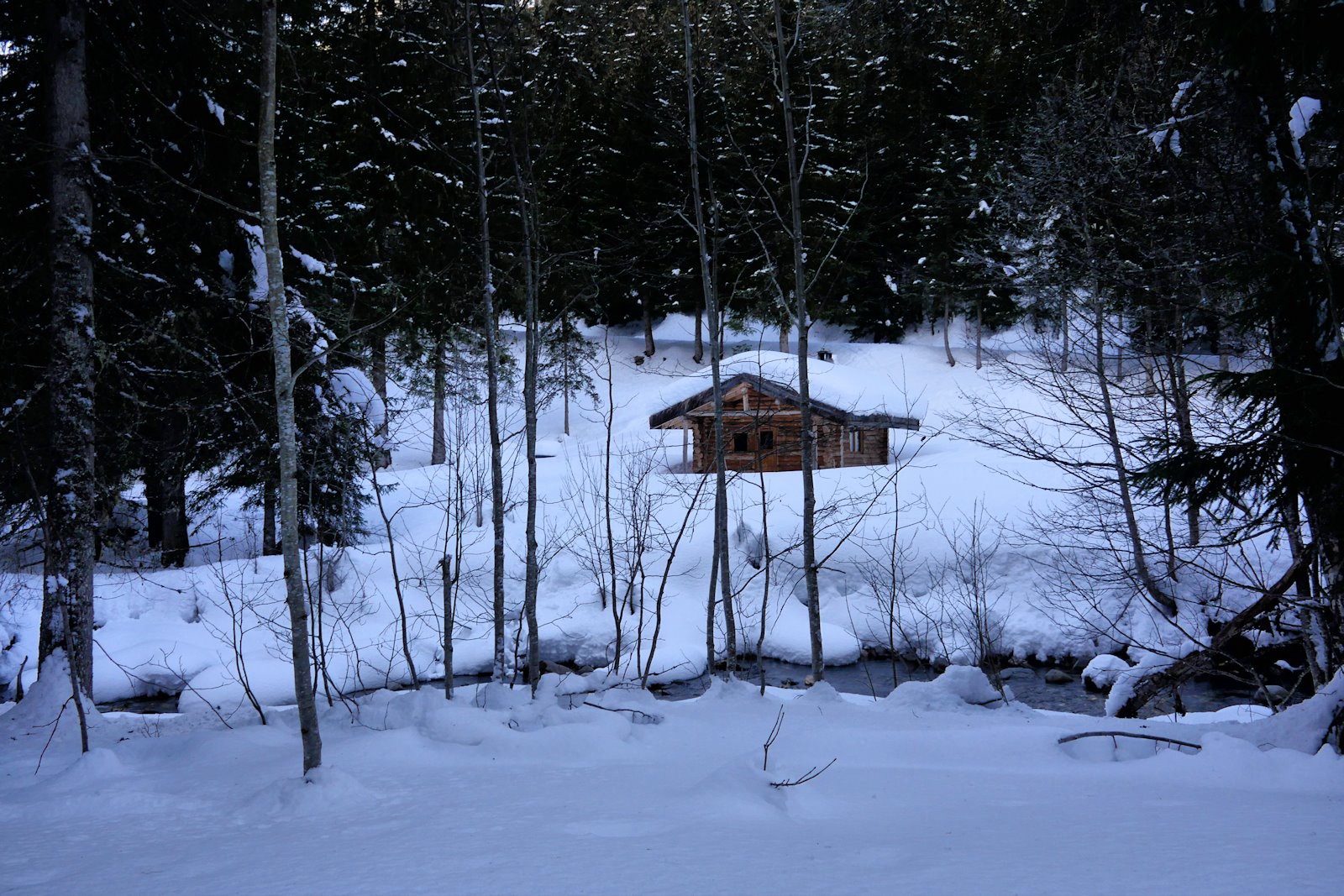 Avant le pont de la Vieille Scie. 