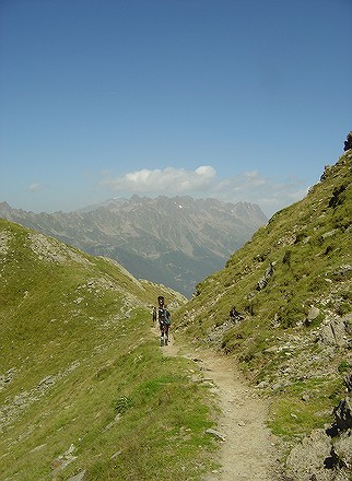 Changement de paysages : La descente est très longue