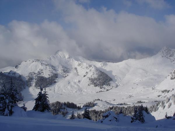 Sommant : Plateau de Sommant et Hte Pointe dans les nuages