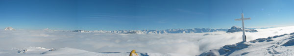 Panoramique Charmant-Som : Du Mont-Blanc au Taillefer.
