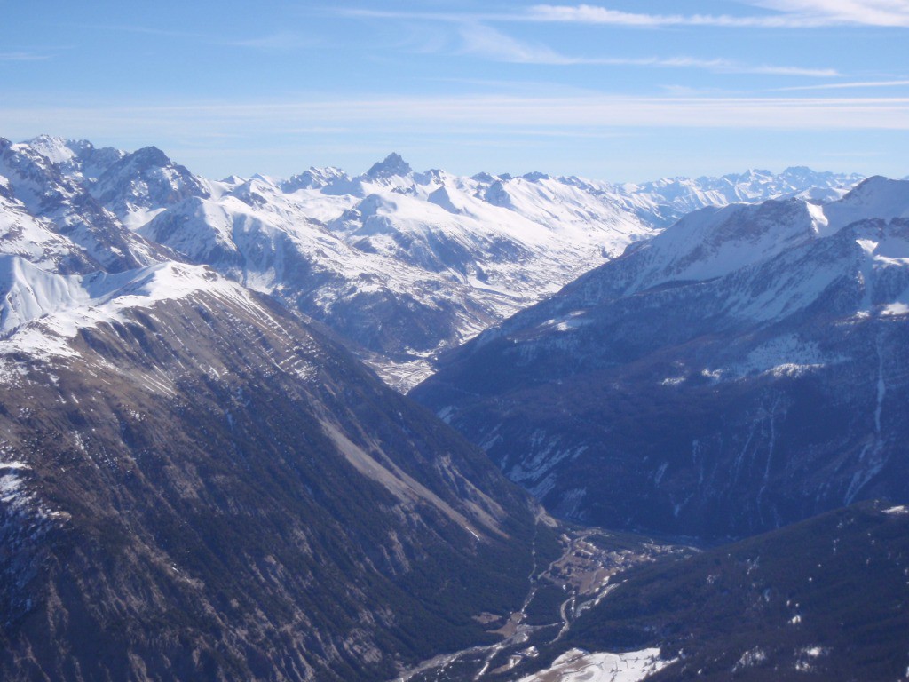 vue sur le Col de Larche