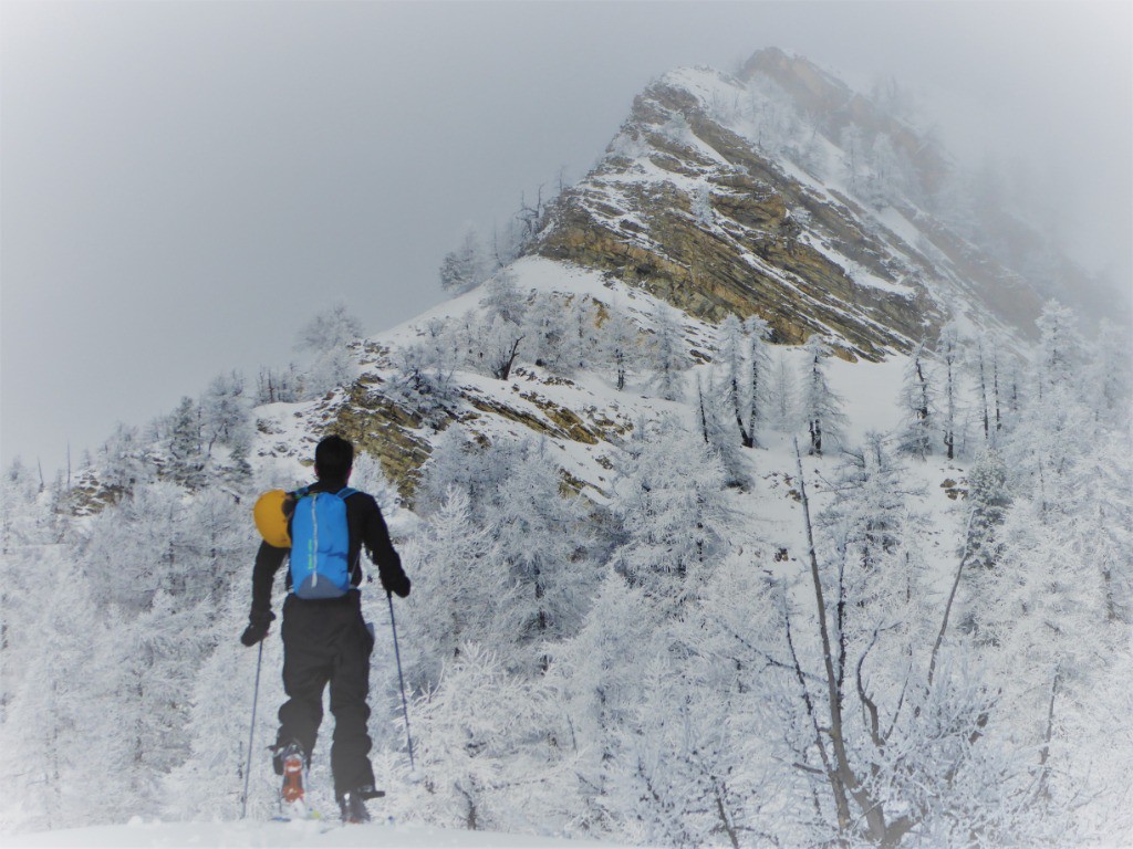 Sous le Rocher de la Brèche