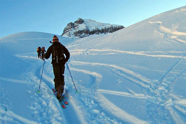 Tête Pelouse : Montée matinal sous un petit bisolet bien rafraîchissant.