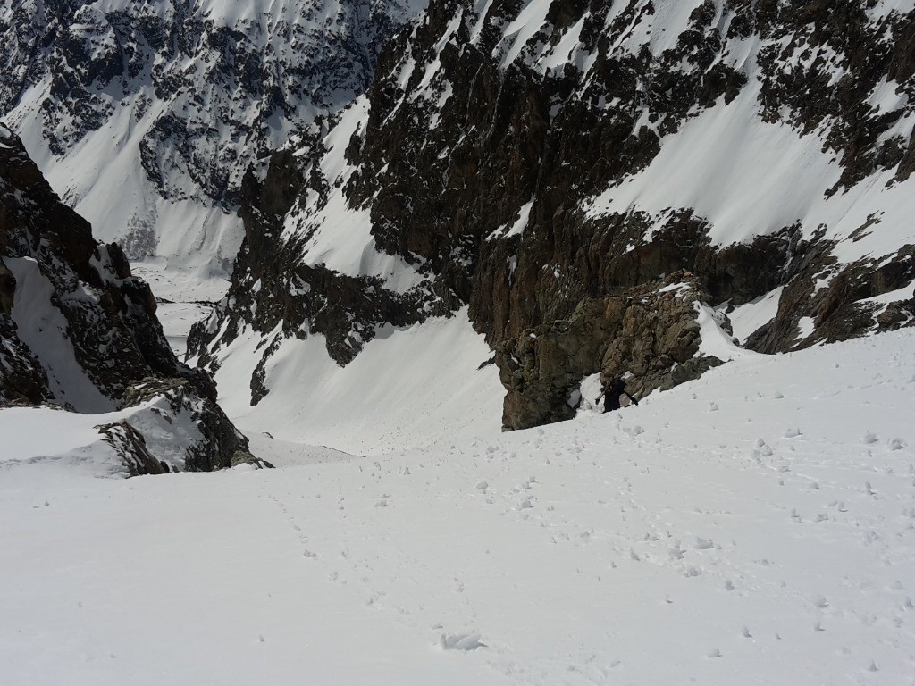 A la sortie du 2ème passage raide