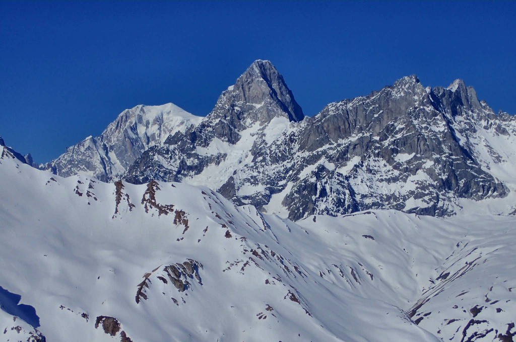 Mont-Blanc et Jorasses, version transalpine.