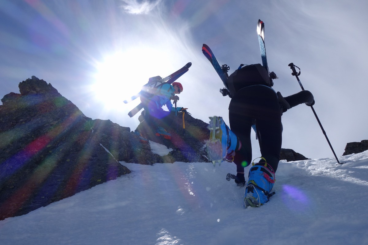 Traversée entre le pic de Racoufret et le collet 2800