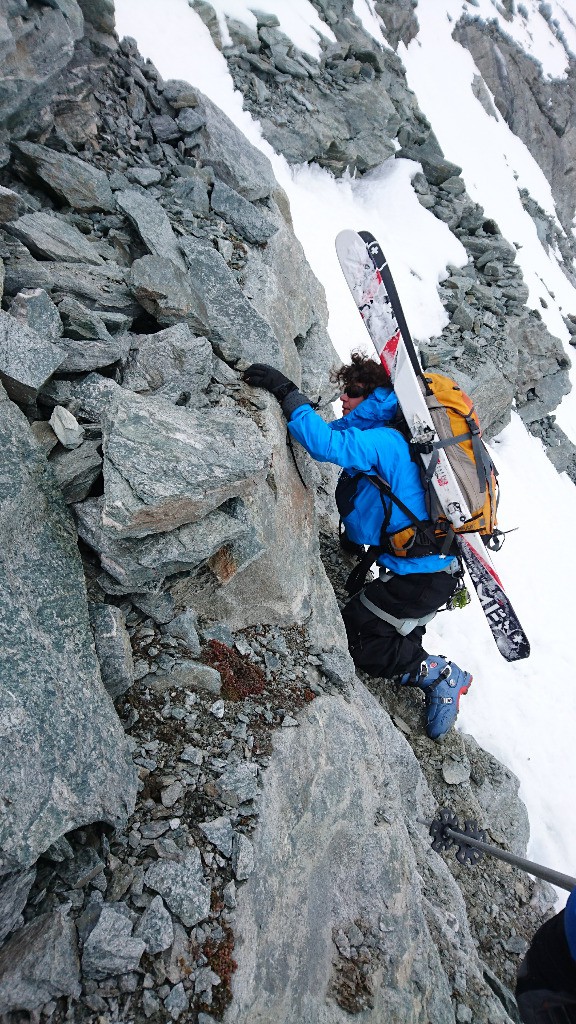 Première descente parfois scabreuse