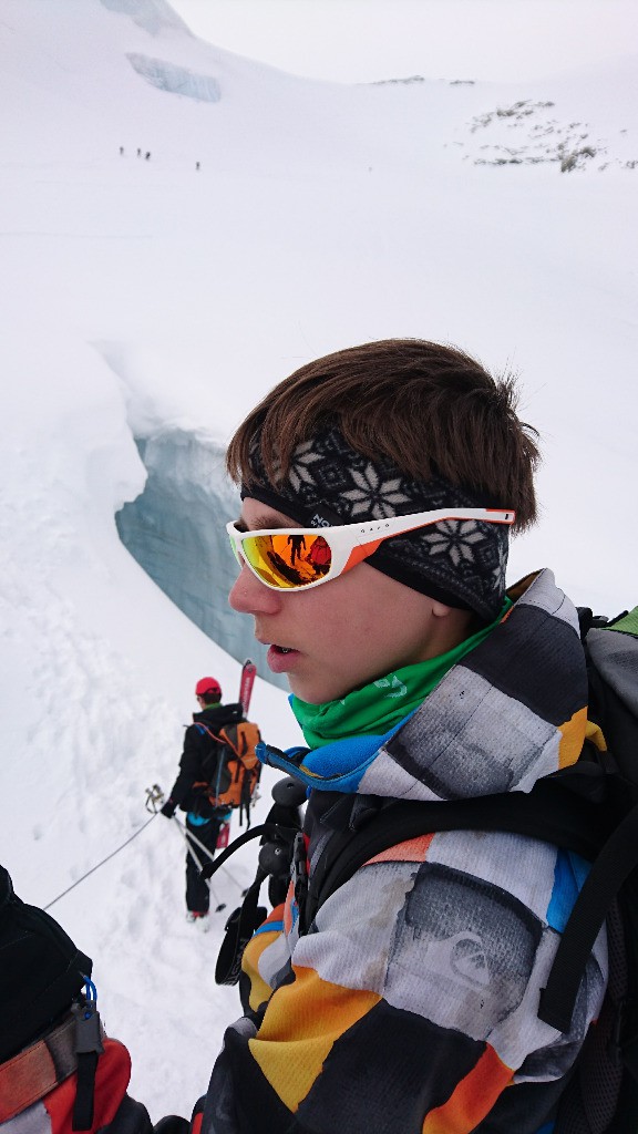 Franchissement de crevasse, Timothée