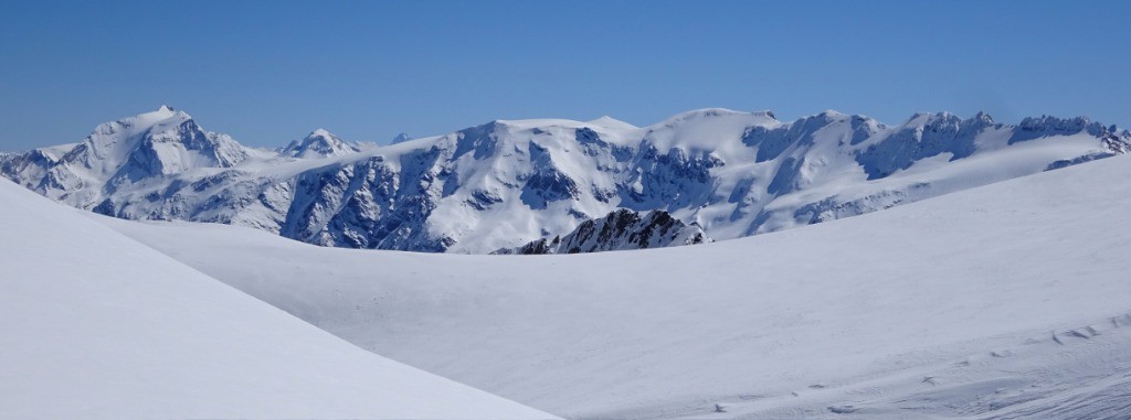 Les glaciers de la Vanoise depuis le col de Gébroulaz