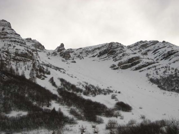 Roches du midi : Couloir évident, 2 ou 3 sorties possibles