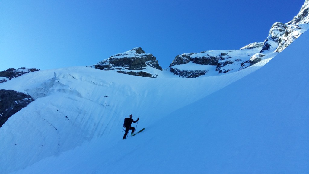 Fabien sous le sérac