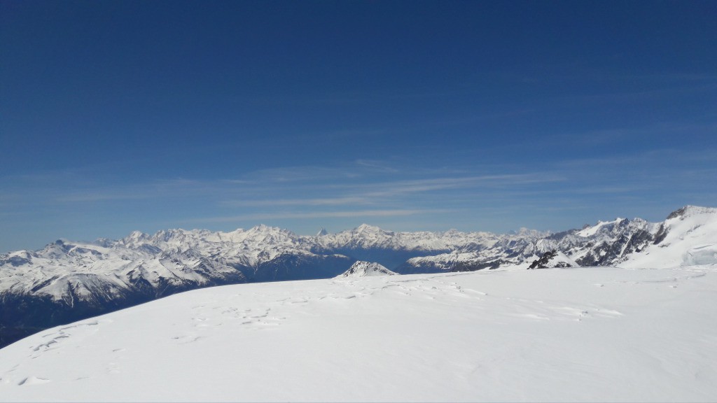 J2 : les Alpes Suisses et le Mont Blanc du Vorderes Galmihorn