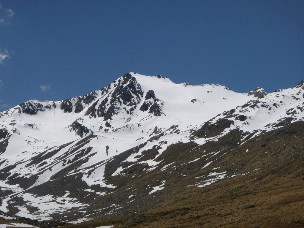 Hauslabkogel et son glacier Sayferner depuis Martin Busch Hütte