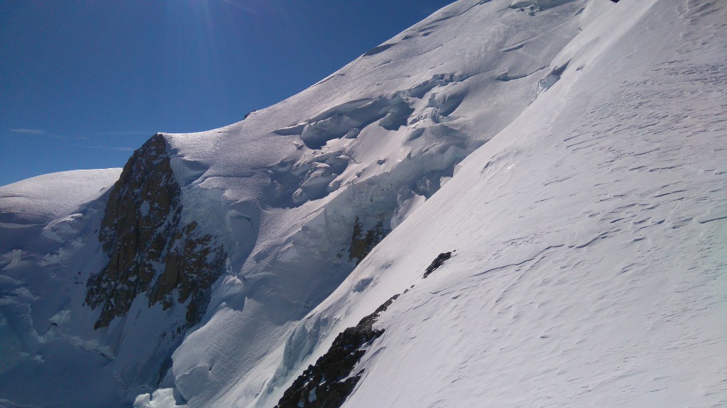 Etat des lieux face nord Mt Blanc