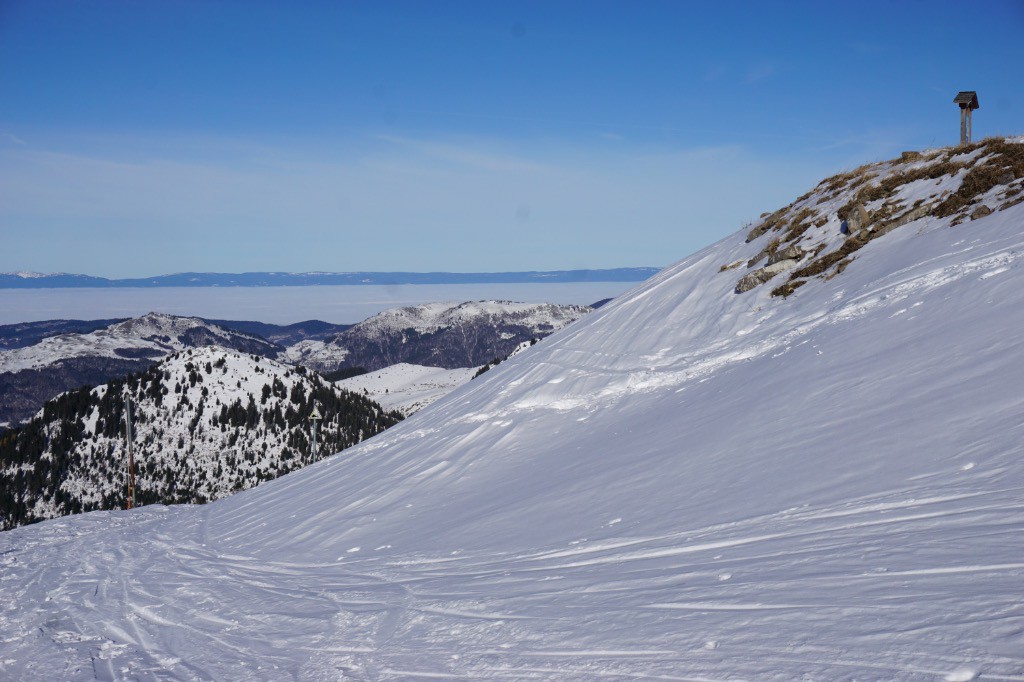 Départ sous le sommet