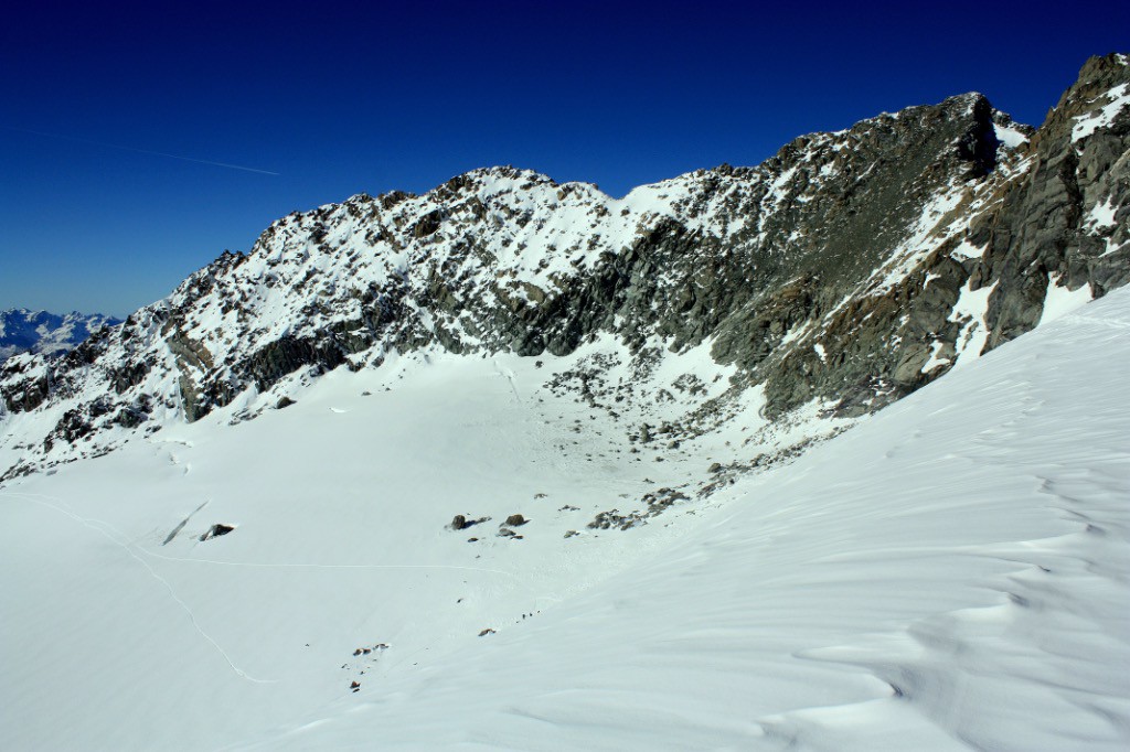 Col de Gébroulaz et Aiguille de Péclet