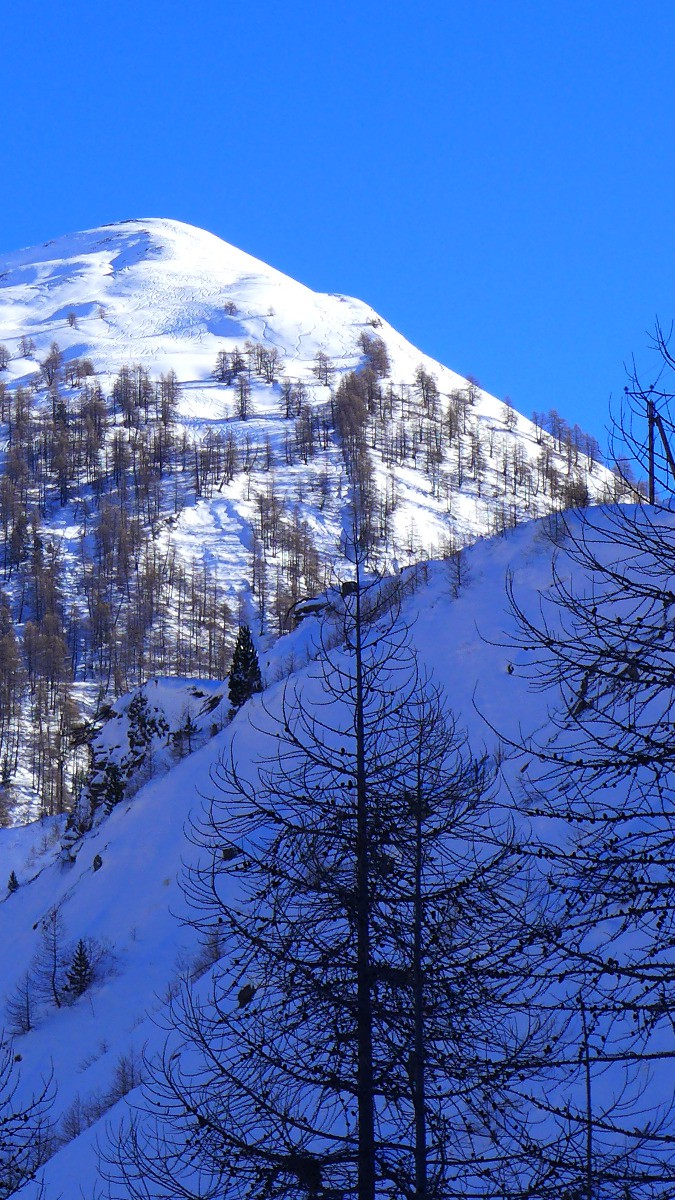 La piste noire de l'Eypiol.