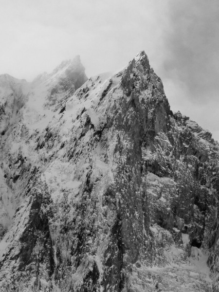 La montagne, c'est pointue.. : Condtions déja hivernales