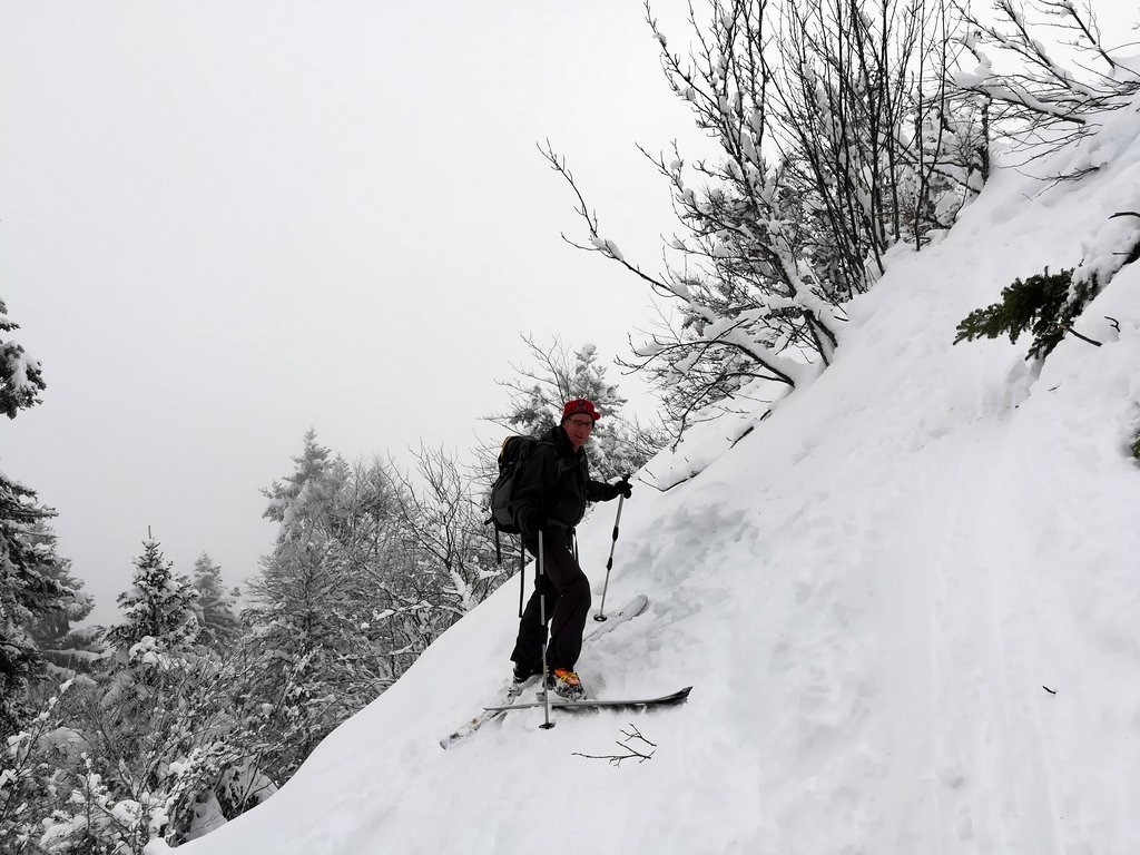 Montée bien efficace sur la crête