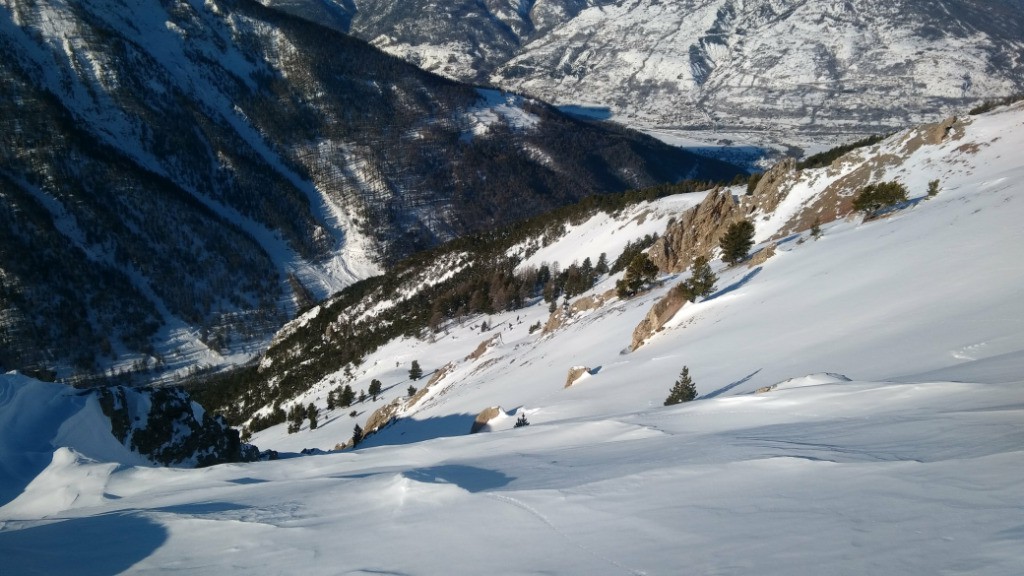 Pentes du côté des Ayes