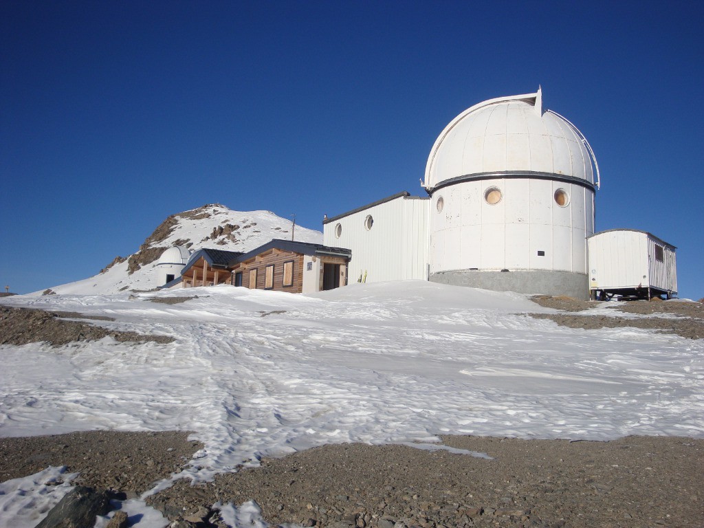 Arrivée  à l'observatoire.